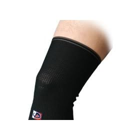 Phiten Aqua-Titanium Knee Support, Black