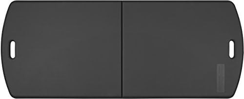 MOBILEmats Portable Fold Up Fitness Mats Black 5' x 2' x 5/8"