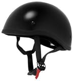 Skid Lid Helmets - Shorty Helmet DOT Black (Large 64-6603)