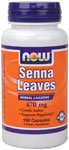 Senna Leaves by NOW Foods - (470mg - 100 Capsules)