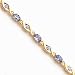 14k Tanzanite and Diamond Bracelet