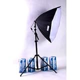 JTL Fluorescent Light High-Power Portrait Kit I, with 4 Tube Light, Stand & Softbox, 200 watts