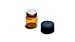 Got Oils? 1/4 (1 Ml) Amber Sample Vial W/ Orifice Reducer & Black Cap (Box Of 24) RS.1493.00
