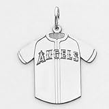 Sterling Silver Los Angeles Angels Lrg Jersey Charm