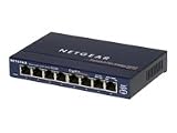 Review  GS108GE / NETGEAR ProSafe GS108 8 Port Gigabit Desktop Switch - Switch - 8 ports - EN, Fast EN, Gigabit EN - 10Base-T, 100Base-TX, 1000Base-T