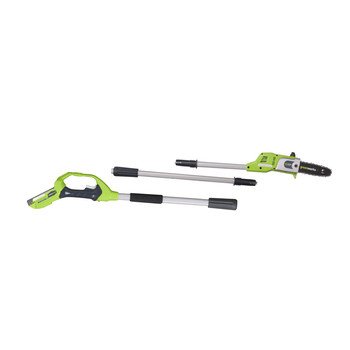 Greenworks 20102A 24-Volt 2 Amp-Hour Cordless Lithium Ion 8-Inch Pole Saw/Tree Pruner