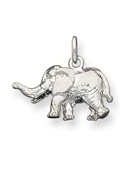 Sterling Silver Elephant Charm QC913"