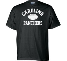 Carolina Panthers NFL Team Logo T-Shirt font color=#990000 Summer BLOWOUT S