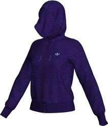 Adidas Damen Fleece Hoodie Basic Zip, aubergine mel., 42, O57550 Preisvergleich