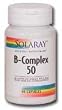 B-Complex 50 50 mg By Solaray - 100 Capsules