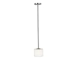 21VP4t36MxL. SL160  Kenroy Home 80336BS Matrielle One Light Mini Pendant With 7 Inch Glass Shade, Brushed Steel