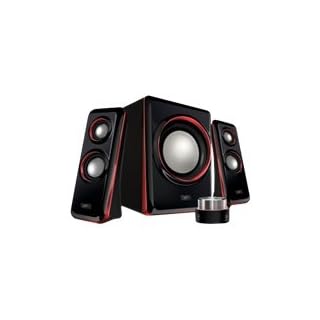 SWEEX 2.1 Speaker system Arena Schwarz-Rot Subwoofer RMS Power 10W