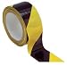 BLACK & YELLOW SAFETY FLOOR TAPE 2'' X 36 YARD ROLL