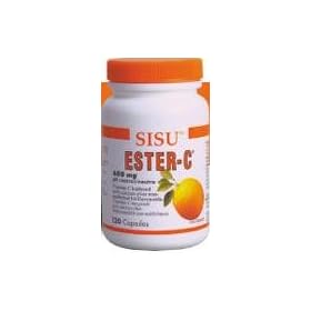 Ester C 600mg +Bioflavonoids (120Capsules) Brand: Sisu