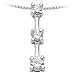14kt. Gold, 1/4 ct. tw. Three Diamond Pendant