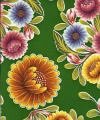 12 Yards of Bloom Green Vinyl Mexican Oilcloth Fabric from Dakat Studio Goods (Width 47 inches)