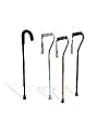 [Itm] Black [Acsry To]: CANE, OFFSET HANDLE, ALUMINUM BLACK