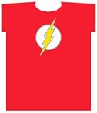  : DC Comics The Flash Logo Silver Shirt 48-52