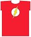Search : DC Comics The Flash Logo Silver Shirt 48-52