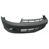 Front Bumper Cover 03-05 Chevy Cavalier Base Ls Models Model 03 04 05 2003 2004 2005 W/o Without Fog Lamp Light Holes