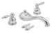 Trident 6PB30 Faucet, Roman Tub, Brass