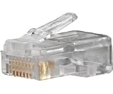 Steren Cat. 5E RJ45 Round-Solid Cable Plug - Network Connector - RJ-45