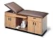 (2) all laminate drawers on nylon rollers. Two fully-enclosed door cabinets. Slide-out 24" wide laminate shelf in center section provides sturdy surface for hand treatment. 2" High-Density urethane foam top. Resist-All vinyl upholstery finish.