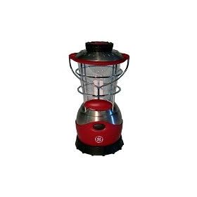 GE SteelBEAM Fluorescent Lantern-Red