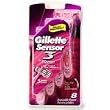 Gillette Daisy 3 Disposable Razors, 8-Count Packages (Pack of 2)
