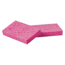 CELLULOSE SPONGE SM 3.6X6.5X.9 PNK 24/2