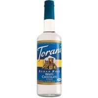 Torani Sugar Free White Chocolate Syrup 33.8 Ounces / 1 Liter (Extra Large Bottle)