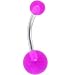 BELLY - 7/16 MAGENTA MAGIC Banana Belly Ring