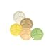 Food Service Round Compartment Lunch Plate, 10" 3-Compartment Plate, Deep, Tan, Supermel