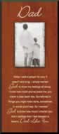 Wooden Plaque - Dad, Today I Said a Prayer