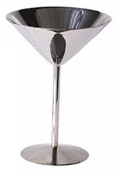 GSI Glacier Stainless Martini Glass