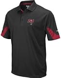Tampa Bay Buccaneers Black Reebok 2010 Sideline Team Polo Shirt