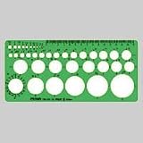 クラウングループ テンプレート円定規(1箱10枚入) CR-TN120-G