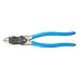 Channellock 369CRFT Linemen Plier, Hi-Leverage with Crimper/Cutter and Fish Tape Puller, 9-Inch