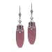 Carolyn Pollack Sterling Silver Rhodonite Sunset Trail Dangle Earrings