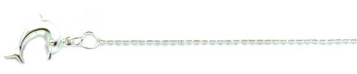 Ankle Bracelet - Sterling Silver Dolphin Anklet (10 inch)