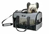 Pet Voyage Gray Sport Pet Carrier 20x11.5x11in Large up to 22lb