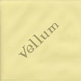 ADP 8.5 x 11 - LIGHT YELLOW Vellum Single Sheet