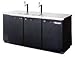 Beverage Air - DD78-1-B - Direct Draw Beer Keg Cooler Refrigerator - Black Steel - 4 Keg