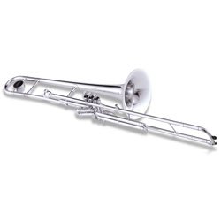 Jupiter 530S Deluxe Silver Plate Valve Trombone (Key of C)