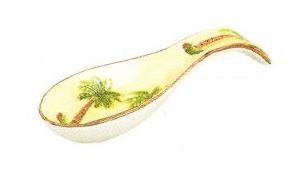 PALM TREE Large 3-D Spoon Rest / Trivet *NEW!*