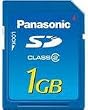 Panasonic 1GB SD Memory Card with SD Speed Class 2 performance