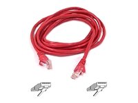 Belkin 7ft 10/100BT RJ45M/RJ45M CAT5E Snagless Patch Cable (Red)