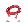 Belkin 50ft  CAT5E Red Patch Cord Snagless - D/ship Only