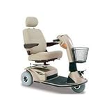 Legend 3-Wheel Scooter w/35 AH Batteries & Charger + Flat Free Tires - Color Candy Apple Red - Brown Vinyl Seat Coverings