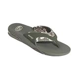 Mens Reef Fanning Sandals Green Camouflage 4
